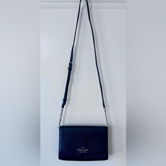 Kate Spade Black Crossbody/Clutch Bag Minimalist Design - Picture 1 of 15